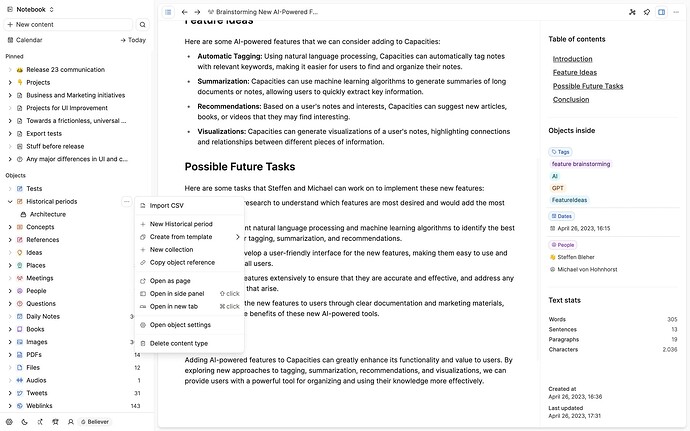 object-menu