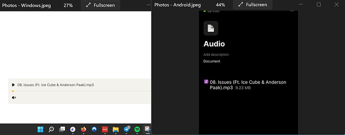 Playable Audios