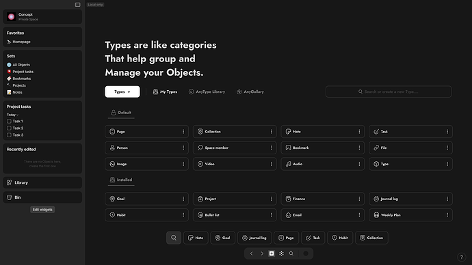 Library redesign