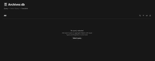 broken query