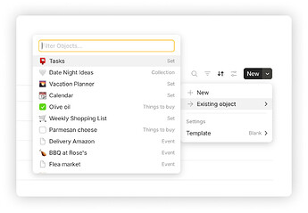 Existing Objects to Collection_shadow