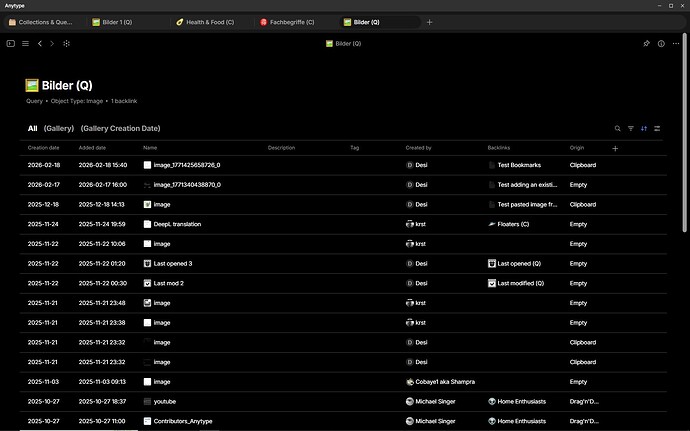 Additional information for Objects 2