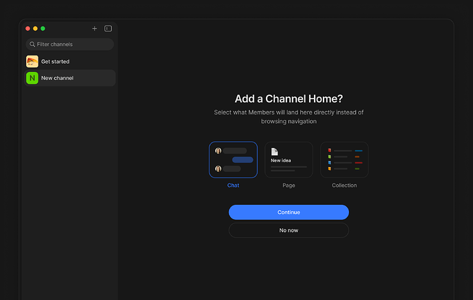 2 Channel Creation