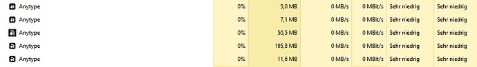 Anytype in task manager
