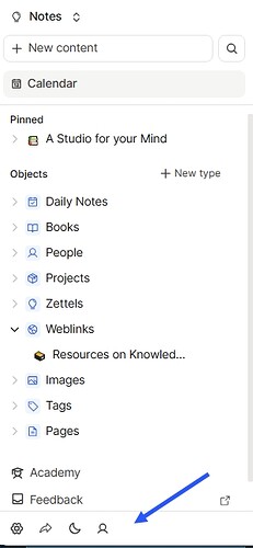Capacities Sidebar