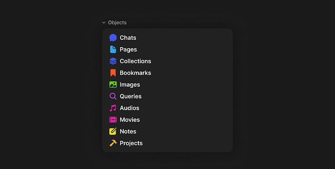 8 - Objects Widget
