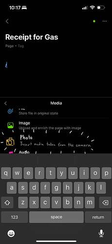 inside media menu
