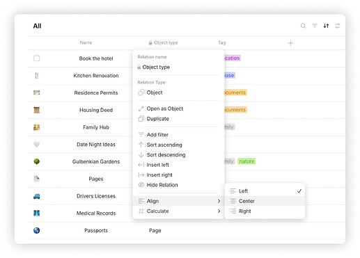 Horizontal alignment_shadow