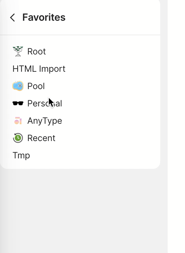 An object doesn't show correctly in the Favorites widget Bug Cemetary