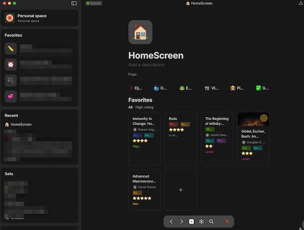 Cursor_und_HomeScreen_-Personal_space-_Anytype