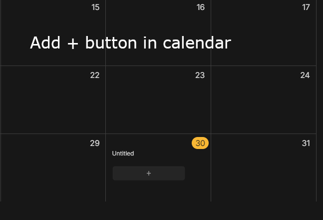 Calendar view - Micah - Anytype