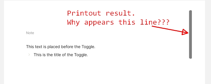Thick vertical line in the print after toggle - Bug Cemetary - Anytype ...