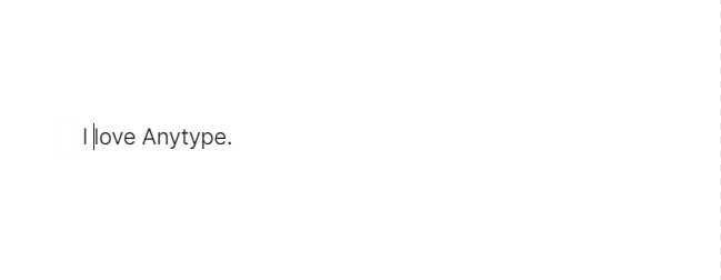 underline Anytype