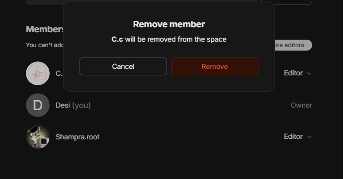 Remove Member